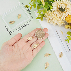 8шт латунные подвески&nbsp;KK-BBC0010-80