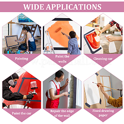 3 рулон двухцветной гофрированной бумажной малярной ленты&nbsp;AJEW-GF0008-71A