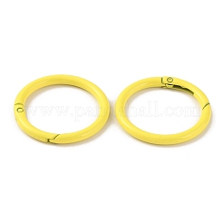 Anneaux de porte à ressort en alliage peints à la bombe&nbsp;FIND-WH0120-89B-01