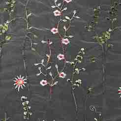 Кружевная отделка с вышивкой в сетку OCOR-WH0073-33B