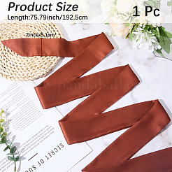 Длинный полиэстеровый шелковый шарф для женщин и девочек&nbsp;AJEW-WH20022-48E