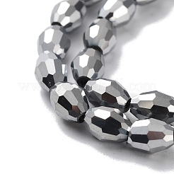 Стеклянные бусины с гальваническим покрытием &nbsp;GC881Y-2