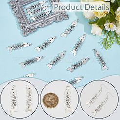 24 pièces pendentifs en alliage de style tibétain&nbsp;FIND-SC0021-15