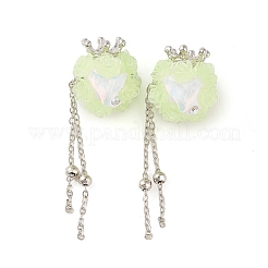 Perline di strass luminose in argilla polimerica fatte a mano&nbsp;CLAY-H003-11P-02