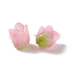 Tulpe undurchsichtige Acrylperlen&nbsp;X-SACR-G022-01A