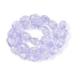 Ручной стеклянные фольга бисер пряди&nbsp;FOIL-N033-02D