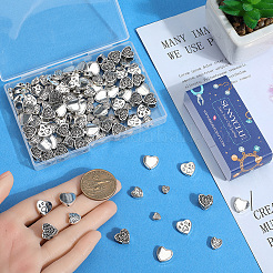 150шт 5 стиля бусины из сплава в тибетском стиле&nbsp;FIND-SC0011-21