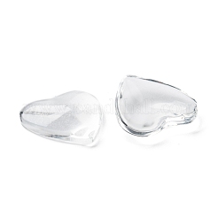 Transparentem Glas Herz Cabochons&nbsp;X-GGLA-R021-20mm