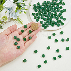 100 Stück sprühlackierte Glasperlen&nbsp;GLAA-DC0001-50