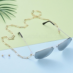Chaînes de câble de fer / chaînes de trombones chaînes de lunettes&nbsp;AJEW-EH00019