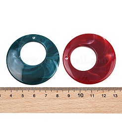 Pendentifs en résine imitation jade&nbsp;RE-CBA476D-01B