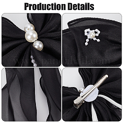 1 шт. бант из ткани заколки для волос из кожи аллигатора&nbsp;PHAR-CY0001-09A