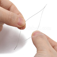 Железные иглы для бисероплетения с большим ушком&nbsp;IFIN-XCP0001-45