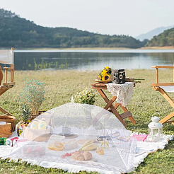 Полиэстеровая крышка для посуды&nbsp;AJEW-WH20064-08A