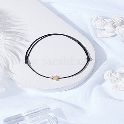 1шт регулируемые браслеты из вощеного шнура&nbsp;BJEW-LP0002-41A