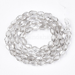 Стеклянные бусины с гальваническим покрытием &nbsp;EGLA-T013-05K