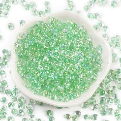 6/0 perles de rocaille en verre à franges de couleurs intérieures&nbsp;X1-SEED-A034-03A