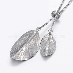 Регулируемые лариаты из нержавеющей стали 304&nbsp;NJEW-L453-25P