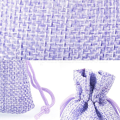 Pochettes en toile de jute&nbsp;ABAG-PH0002-05-9x7cm