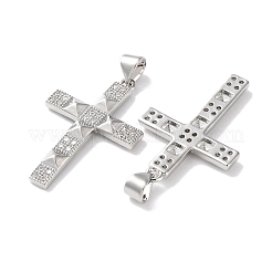 Стойки обшивки латунь микро проложить Циркон подвеску&nbsp;KK-Z039-04P