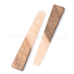 Pendentifs en résine opaque et bois de noyer&nbsp;RESI-S389-043A-C02