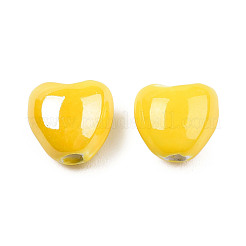 Перламутровый ручной работы фарфора бусины&nbsp;PORC-T007-21-10