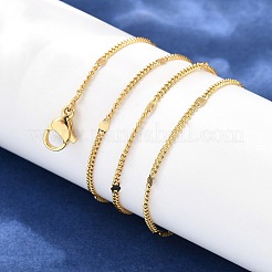 Латунь цепи ожерелья&nbsp;X-MAK-L009-11G