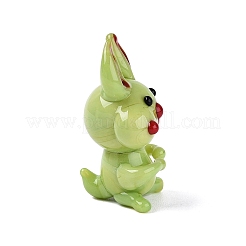Handgefertigte Bunte Malerei-Kaninchenfigur als Dekoration&nbsp;LAMP-N034-27D