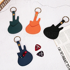 Кожаный брелок для медиатора&nbsp;AJEW-WH20816-061AB-03