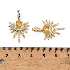 Латунные микропейв с кубическим цирконием&nbsp;KK-D106-14G