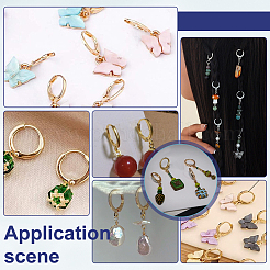 100 шт. фурнитура для сережек из нержавеющей стали 304&nbsp;STAS-PH0007-03