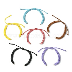 12 bracelet en cordon de polyester ciré pour la fabrication&nbsp;AJEW-CJ00021
