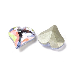 Стеклянные кабошоны со стразами в стиле AB&nbsp;RGLA-J017-B-LA