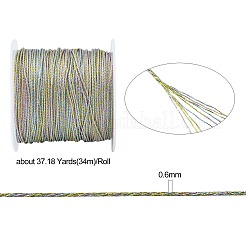 9-слойный металлический шнур макаронного цвета&nbsp;MCOR-CJ0001-03D-03