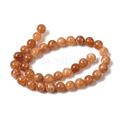 Бусины из натурального белого нефрита&nbsp;G-H348-10mm-10