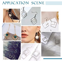 60шт 6 стильных латунных соединительных кольца&nbsp;KK-PH0003-88