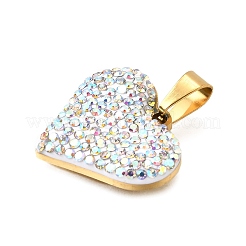 201 подвеска из нержавеющей стали и глины&nbsp;STAS-R166-02-G