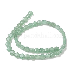 Verde naturale perline avventurina fili&nbsp;G-G463-A02-8x9mm