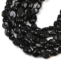 Природные обсидиана бисер нитей&nbsp;G-K395-B06-01