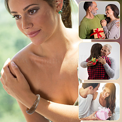 3шт. двухцветные акриловые браслеты&nbsp;BJEW-UN0001-72C