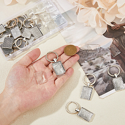 Прямоугольный брелок из сплава&nbsp;KEYC-DC00007