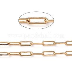 3.28 фут паяных латунных цепей со скрепками&nbsp;X-CHC-G005-03G