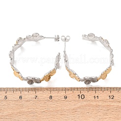 Boucles d'oreilles à tige en acier inoxydable 304 pour femmes&nbsp;SA-CBA4160-25GP