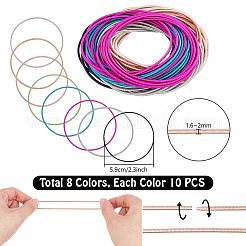 80шт 8-х цветные пружинные браслеты&nbsp;TWIR-PH0001-12