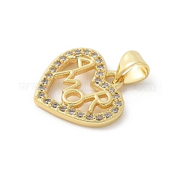 Латунные микро проложить кубического циркония подвески&nbsp;KK-P294-28G-03