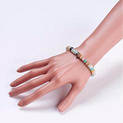 Braccialetti di stirata amazonite naturale&nbsp;BJEW-JB03188-05