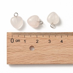 Природного розового кварца подвески&nbsp;G-T132-005D