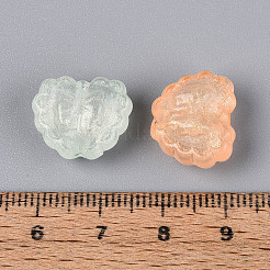 Светящиеся матовые прозрачные акриловые бусины&nbsp;TACR-T029-25M