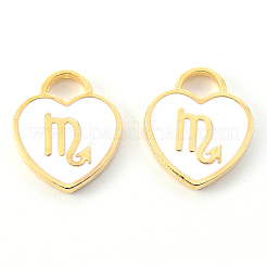 Подвески из эмалевого сплава с покрытием из легкого золота&nbsp;LS-ENAM-R136-30-09