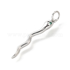 Ottone micro spianare pendenti zirconi&nbsp;KK-V007-007P-01